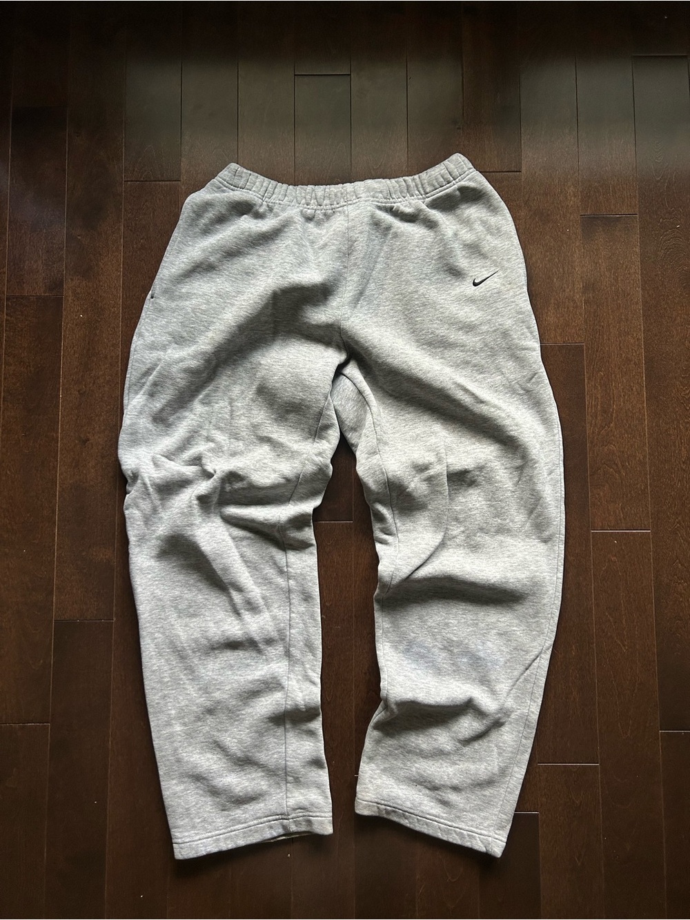 Vintage Nike Baggy Wide Leg Grey Sweatpants Loose Fit y2k